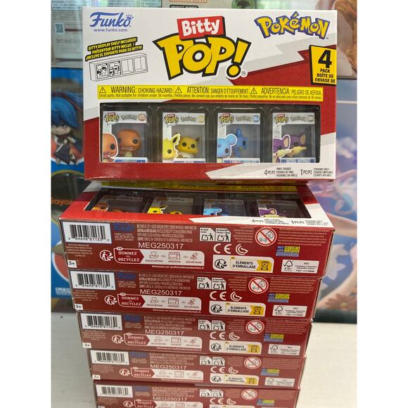 Pokemon Charmander Funko Bitty Pop! Mini Figure 4pk - Picture 1 of 3